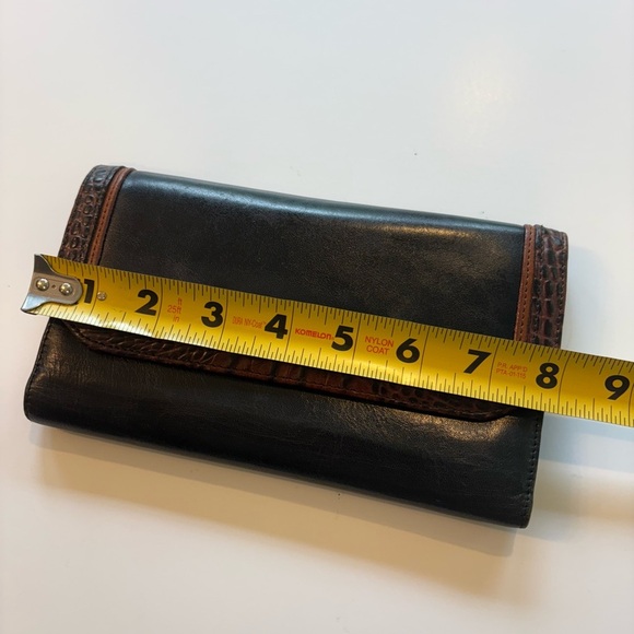 Brahmin Tuscan Tri-Texture Checkbook Wallet - Picture 7 of 11